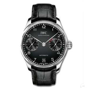 [스페셜오더]IWC-아이더블유씨 포르투기저 오토매틱 스틸 블랙다이얼 워치 42mm