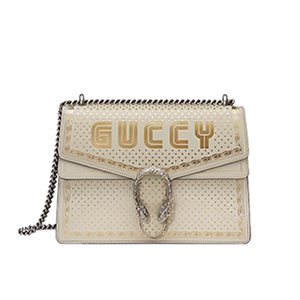 [스페셜오더]GUCCI-400235 8711 구찌 화이트 가죽 Guccy Dionysus 미디엄 숄더 백