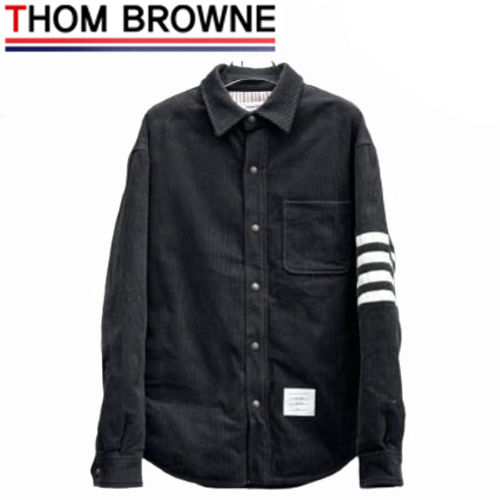 THOM BROWNE-081610 톰 브라운 차콜 그레이 코듀로이 셔츠 남여공용