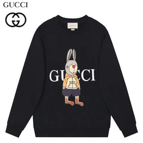 GUCCI-101710 구찌 블랙 프린트 장식 스웨트셔츠 남여공용