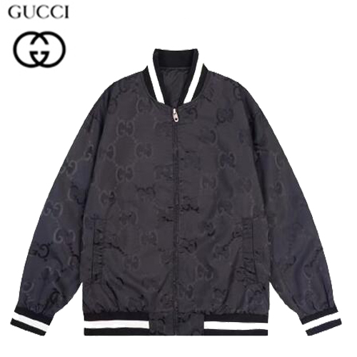 GUCCI-08294 구찌 블랙 GG 나일론 봄버 재킷 남성용