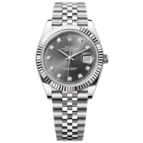 [스페셜오더][CLEAN Factory]ROLEX-롤렉스 데이트저스트 904L 쥬빌리 다이아몬드 슬레이트 다이얼 41mm