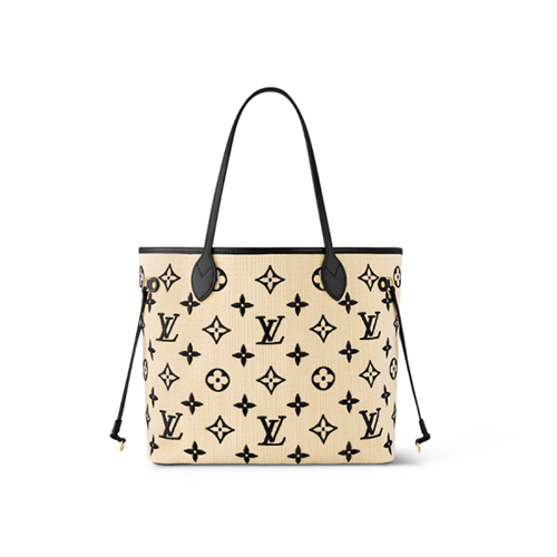 [스페셜오더]LOUIS VUITTON-M22838 루이비통 블랙/베이지 모노그램 로터스 면 네버풀 MM