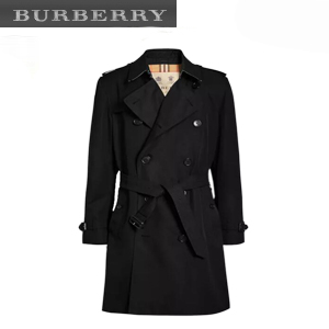 [스페셜오더]BURBERRY-40734831 버버리 블랙 켄징턴 헤리티지 트렌치코트