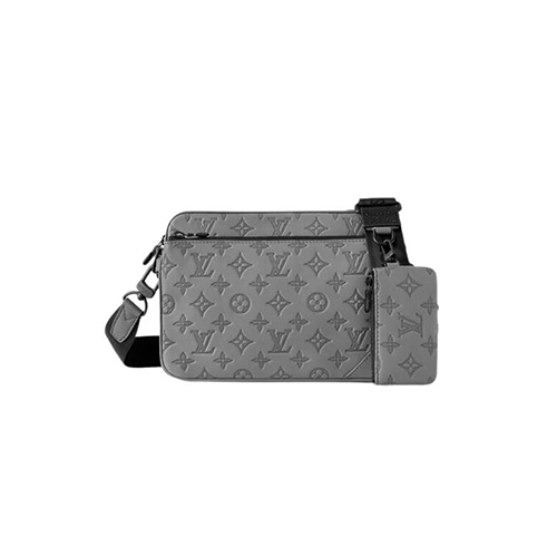 [스페셜오더]LOUIS VUITTON-M46603 루이비통 그레이 모노그램 송아지 가죽 트리오 메신저