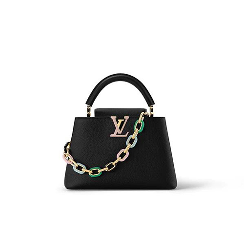 [스페셜오더]LOUIS VUITTON-M21641 루이비통 블랙 토뤼옹 가죽 카퓌신 BB 핸드백