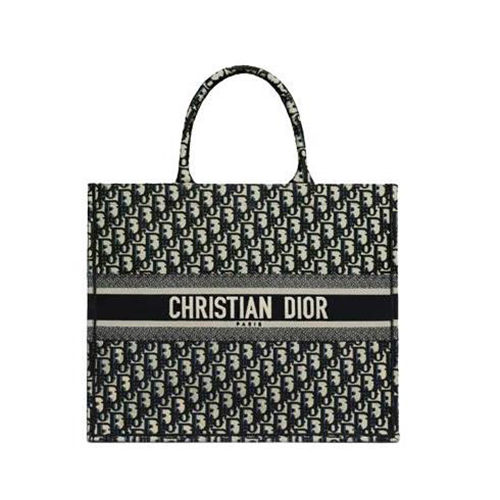 [스페셜오더]DIOR-M1286Z 디올 블루 OBLIQUE 자수 BOOK TOTE 라지 토트 백 42CM