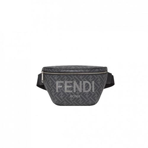 [스페셜오더]FENDI-7VA562 펜디 블랙 FF 패브릭 벨트 백