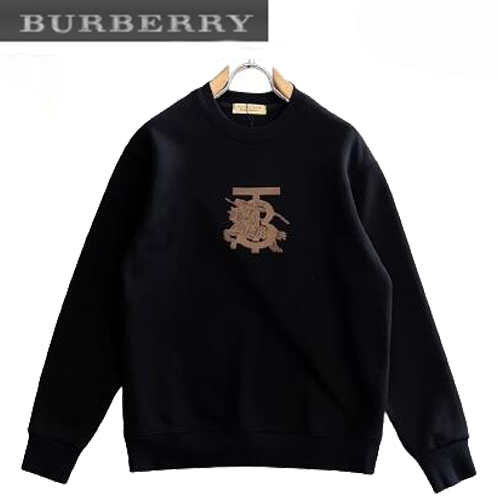 BURBERRY-012119 버버리 블랙 TB 로고 장식 스웨트셔츠 남성용