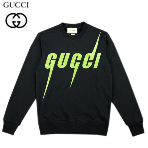 GUCCI-08151 구찌 블랙 GUCCI 프린트 장식 스웨트셔츠 남여공용