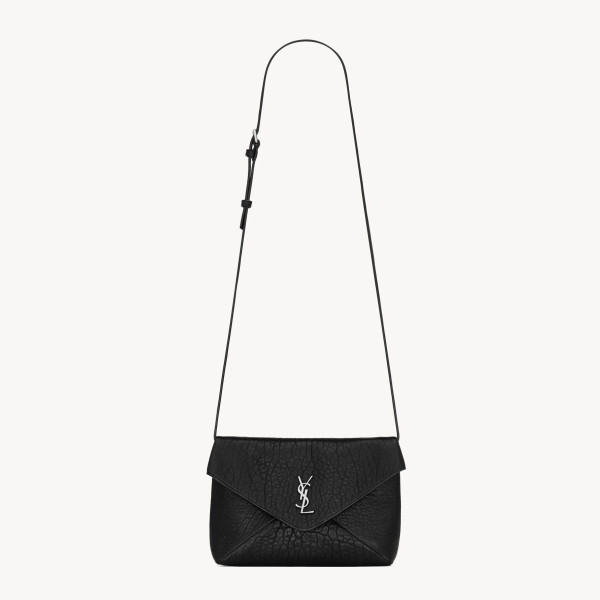 [스페셜오더]YSL-801490 생 로랑 블랙 램스킨 카산드라 엔벨로프 메신저 백 23cm