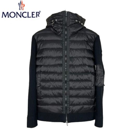 MONCLER-10191 몽클레어 블랙 나일론 퀄팅 재킷 남성용