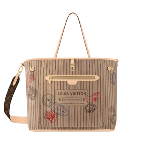 [스페셜오더]LOUIS VUITTON-M11948 루이비통 베이지 네버풀 반둘리에 인사이드 아웃 GM