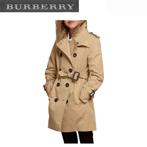 [스페셜오더]BURBERRYI-40095001 버버리 샌드링엄 헤리티지 허니 트렌치코트 아동용