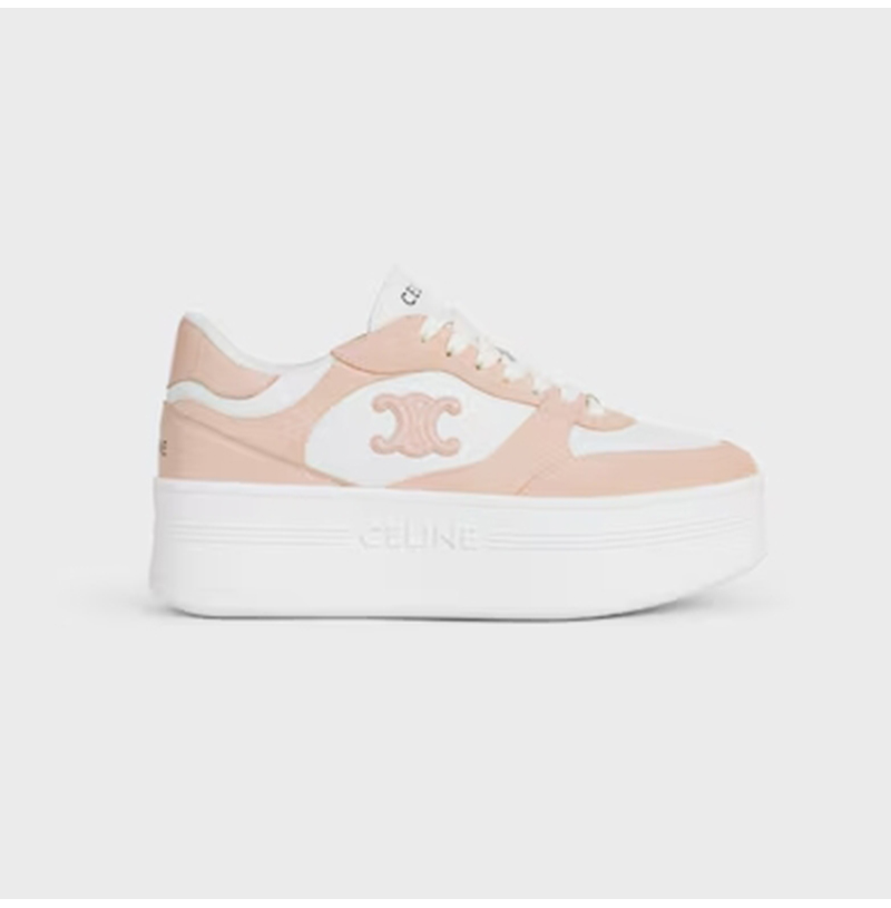 CELINE-366475 셀린느 트리옹프 패치 블록 웨지 스니커즈 여성용(굽 높이 5cm)
