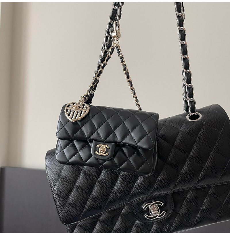 [스페셜오더]CHANEL-1119 샤넬 25A 메종드 아뜰리에 시리즈 미니 CF 백참 블랙