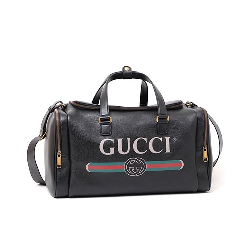 [스페셜오더]GUCCI-547838 8163 구찌 블랙 로고 프린트 캐리온 더플백