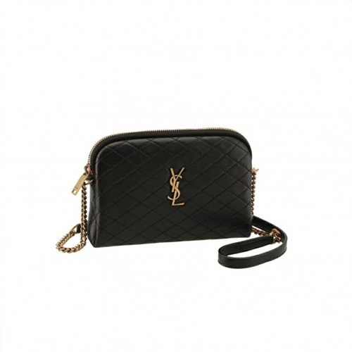 [스페셜오더]SAINT LAURENT-733667 생 로랑 블랙 퀼팅 Gaby/가비 미니 숄더백 19CM