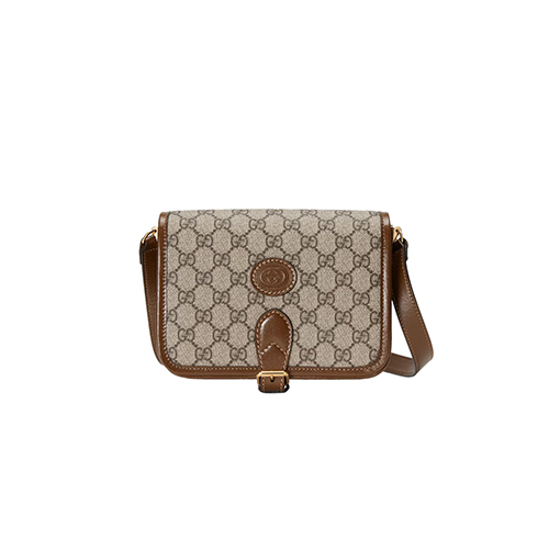 [스페셜오더]GUCCI-671620 8563 구찌 GG 수프림 캔버스 인터로킹 G 디테일 미니 숄더백