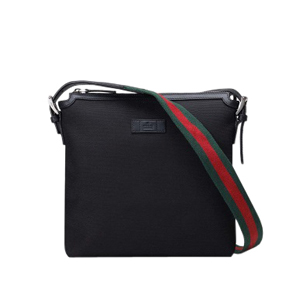 GUCCI-353407 1060 구찌 Band 블랙 테크노 캔버스 메신저 백  