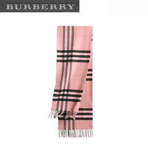 BURBERRY-39941331 버버리 클래식 에쉬 로즈 체크 캐시미어 스카프 남녀공용