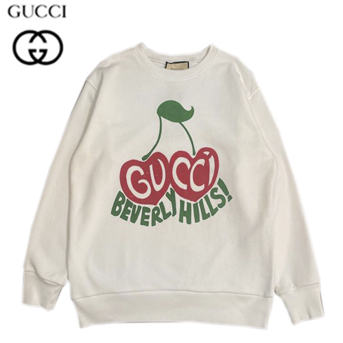 GUCCI-08023 구찌 오프화이트 프린트 장식 스웨트셔츠 남여공용