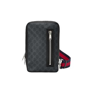 GUCCI-478325 1095 구찌 GG Black 소프트 GG 수프림 벨트 백