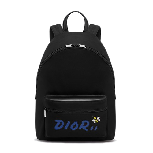 [스페셜오더]DIOR-1KWBA064 디올 블랙  DIOR X KAWS 나일론 RIDER 백팩