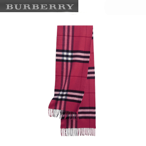 BURBERRY-38950931 버버리 클래식 에쉬 로즈 체크 캐시미어 스카프 남녀공용