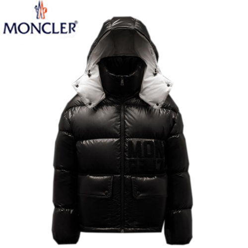 MONCLER-H20931 몽클레어 블랙 Abbaye 쇼트 다운 패딩 여성용