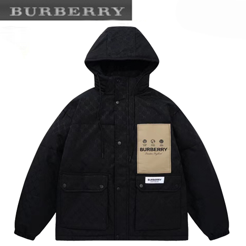 BURBERRY-12111 버버리 블랙 코튼 패딩 남여공용