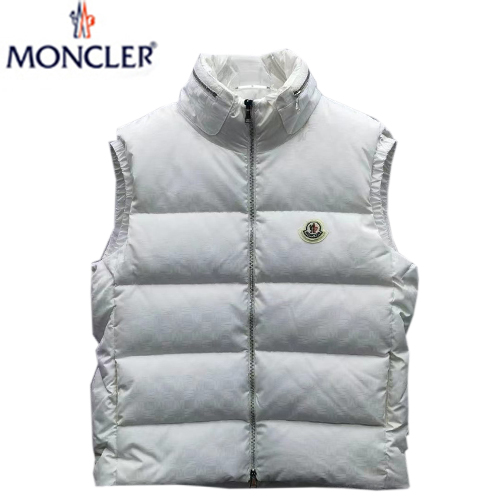 MONCLER-11018 몽클레어 화이트 나일론 패딩 조끼 남성용