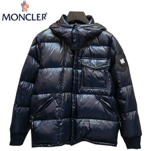 MONCLER-11148 몽클레어 네이비 블랙 라벨 패딩 남성용