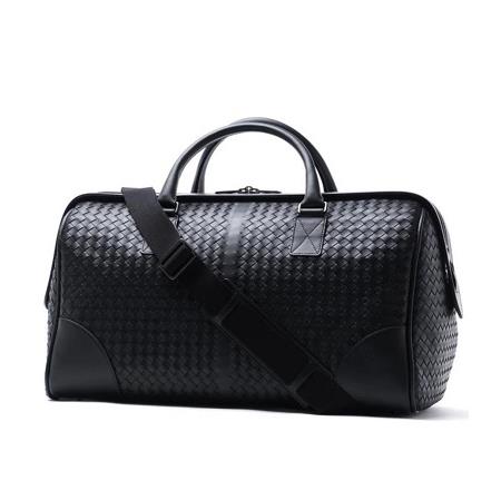 [스페셜오더]BOTTEGA VENETA-152230 보테가 베네타 네로 인트레치아토 VN 미디엄 더플 여행가방