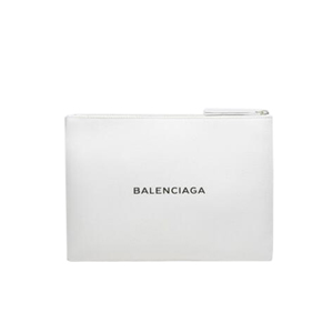 [스페셜오더]BALENCIAGA-485110 발렌시아가 송아지 가죽 미디엄 화이트 지퍼 케이스