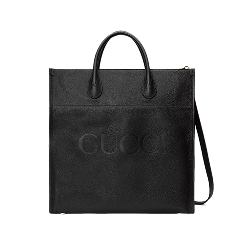 [스페셜오더]GUCCI-674850 1000 구찌 블랙 GUCCI 로고 미디엄 토트백