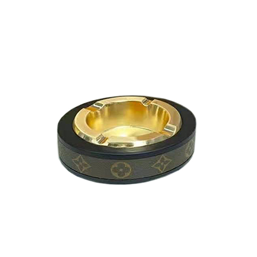 LOUIS VUITTON-E38561 루이비통 모노그램 골드 라운드 Ashtray 명품 재떨이